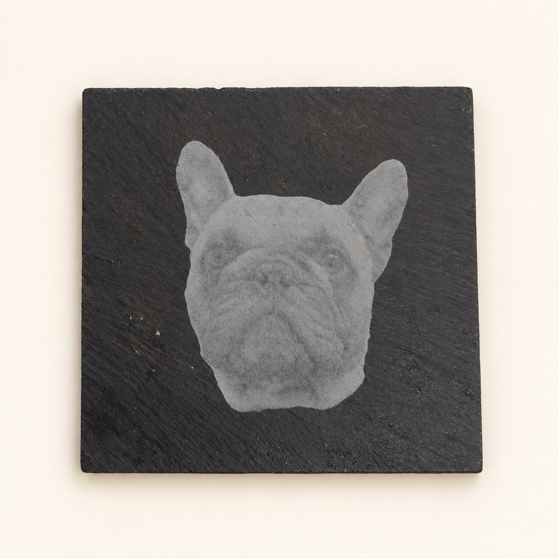 Portrait d'animal sur ardoise
